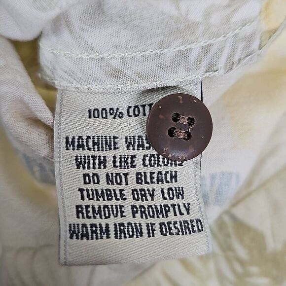 Solitude Tiki Shirt Medium Button Down Hawaiian - Picture 9 of 10